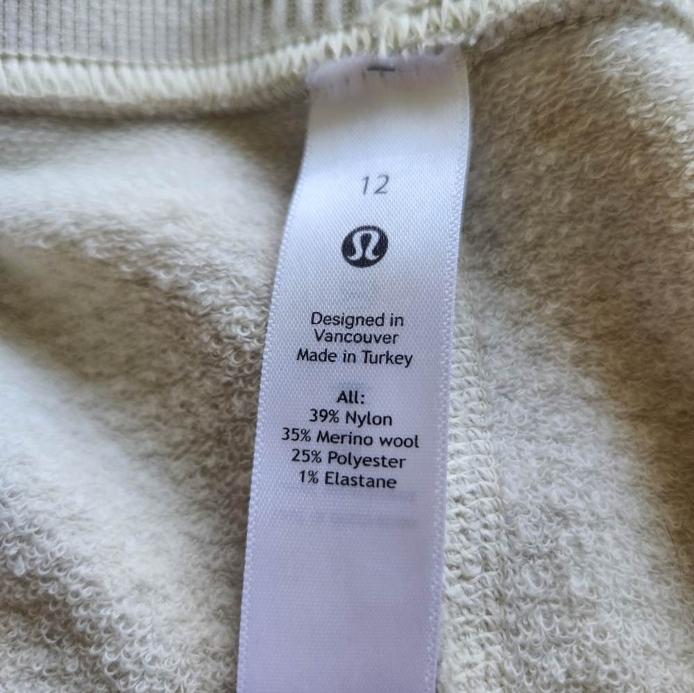 Lululemon Athletica Cream Textured Pants - Picture 13 of 13